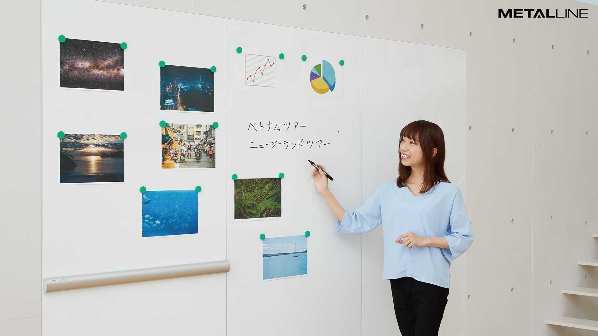 特別訳あり特価】 日学 1枚 メタルラインホワイトボードML-330 日用品 ...